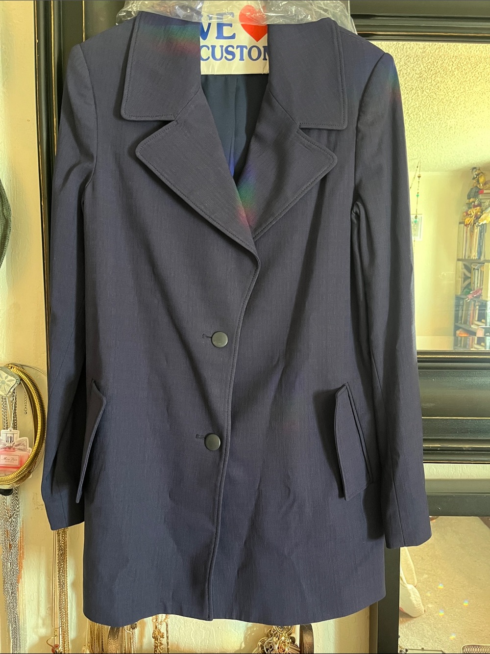 Vintage ZAC Zac Posen Single Breasted Blazer Coat